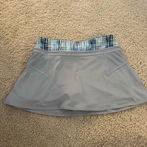Athleta Gray Skort with Colorful Waistband